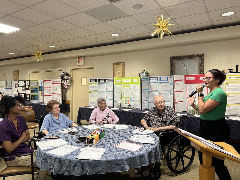 Participants in a Soaringwords workshop